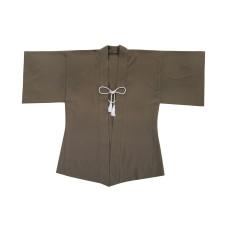 Samurai Haori Kimono Jacket Brown